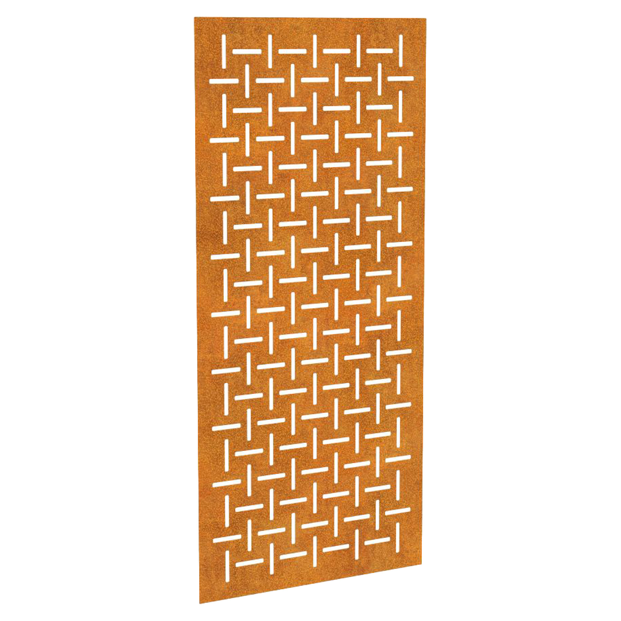 Cortena Dekorativ Veggpanel Decora Grid Cortenstål 91x191 cm