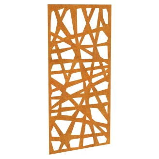 Cortena Dekorativ Veggpanel <strong>Decora</strong>  Angles Cortenstål 91x191 cm