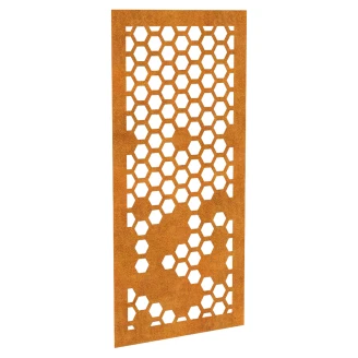 Cortena Dekorativ Veggpanel <strong>Decora</strong>  Honeycomb Cortenstål 91x191 cm
