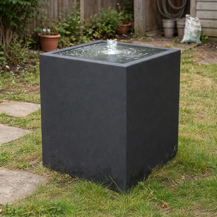 Fontene Ferrix Sort 60x60x70 cm
