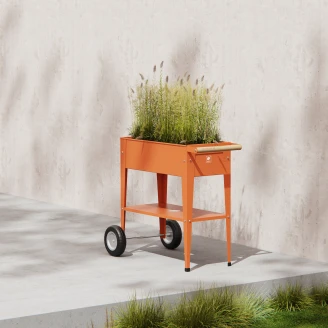 Herstera Plantebord med Hjul <strong>Olivares</strong>  Desert Rock 75x35x80 cm