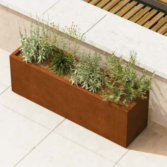 Herstera Utekrukke <strong>Verde Vivo</strong>  Cortenstål 150x40x50 cm