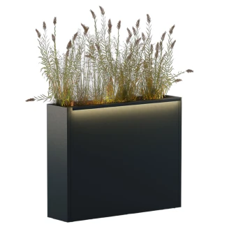 Herstera Utekrukke med LED-belysning <strong>El Prado</strong>  Antrasitt 100x25x80 cm