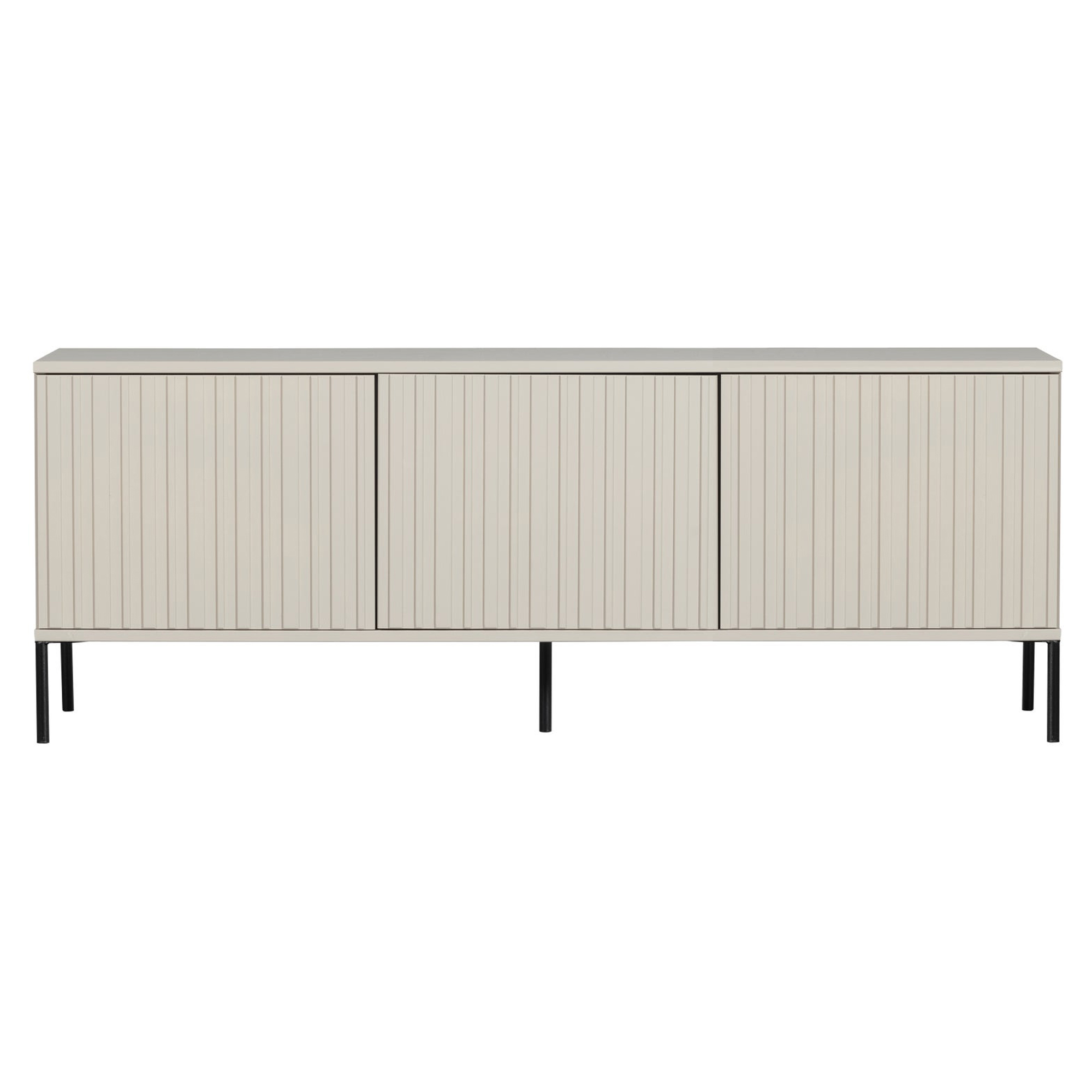 Woood TV-benk Gravure Sanddis, Svart 150 cm