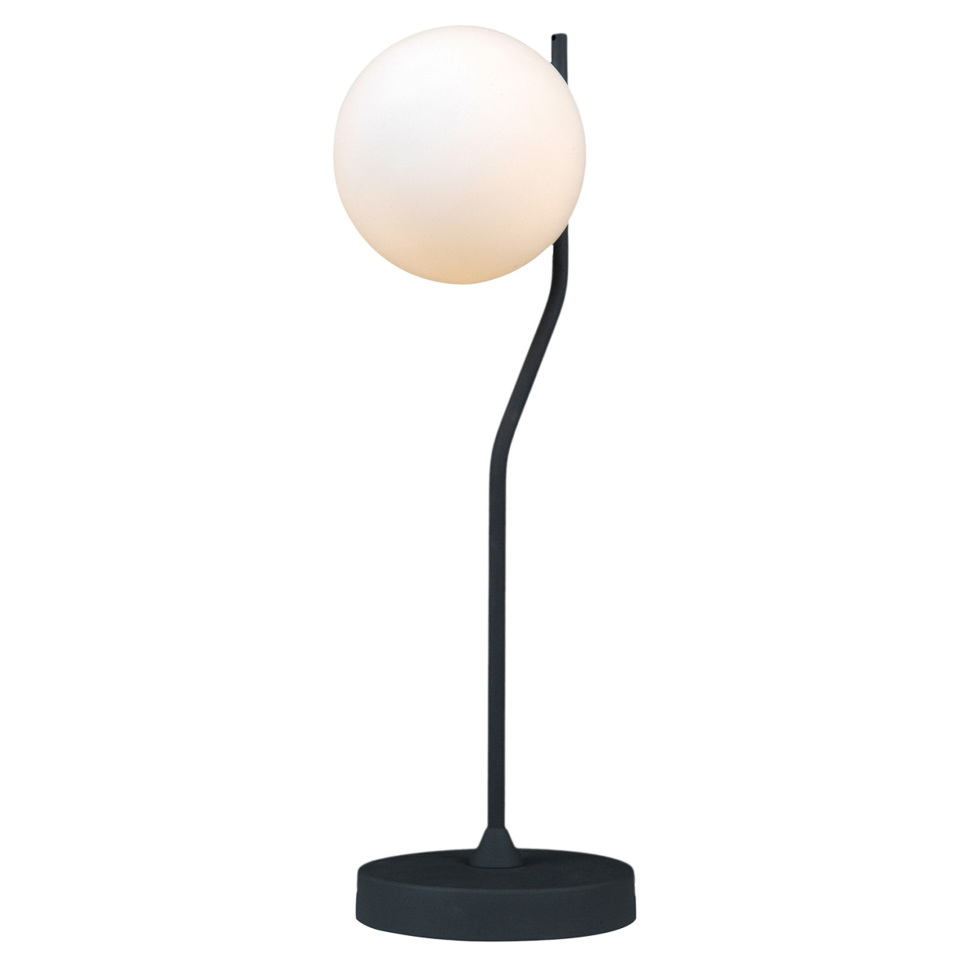 Bordlampe Carilia Grafitt, Hvit Matt
