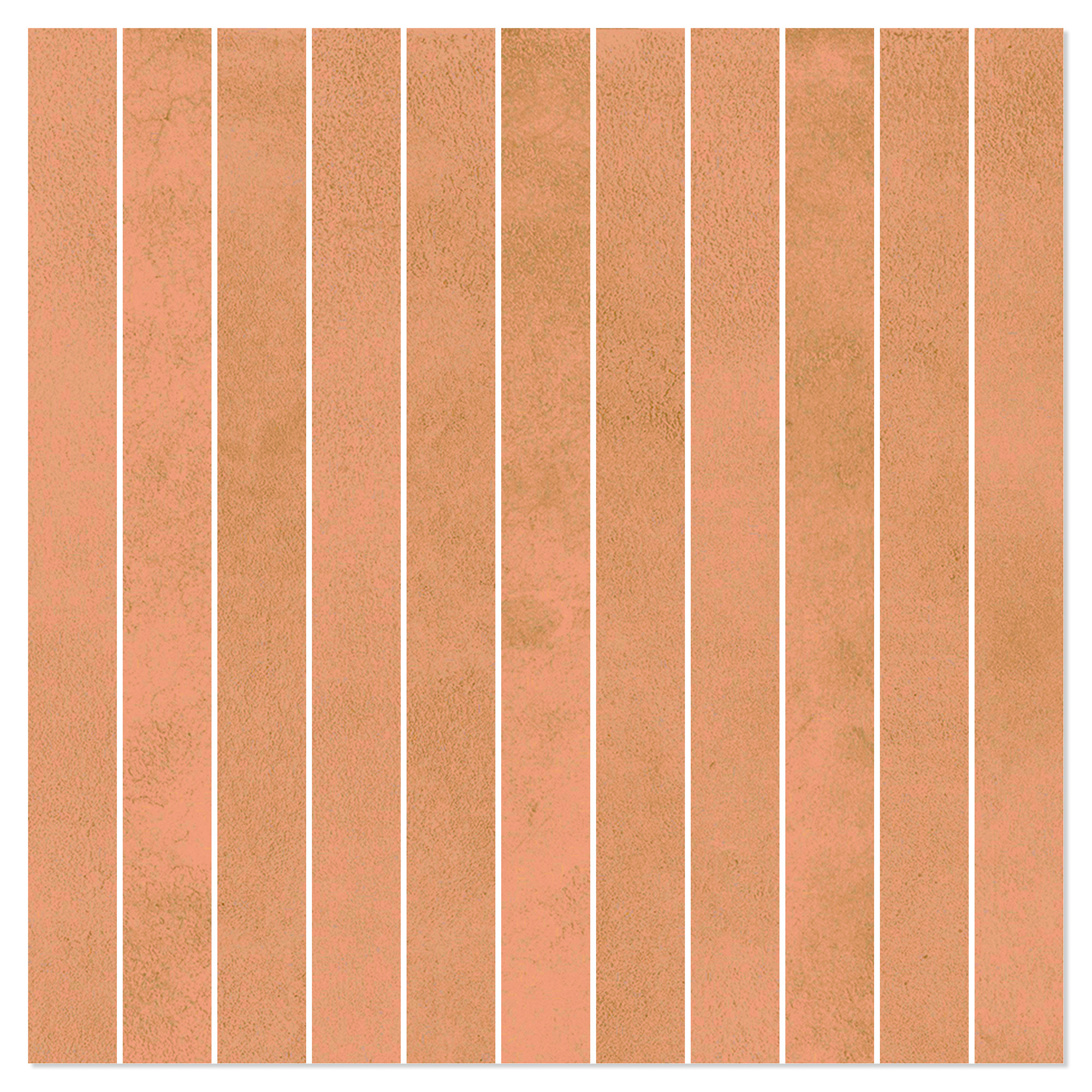 Mosaikk Gulvflis Delicate Oransje Matt 30x30 (2.5x30) cm