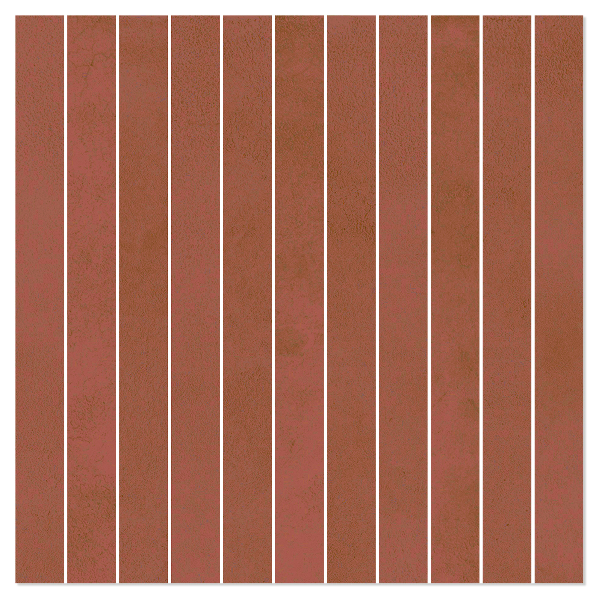 Mosaikk Gulvflis Delicate Brun Matt 30x30 (2.5x30) cm