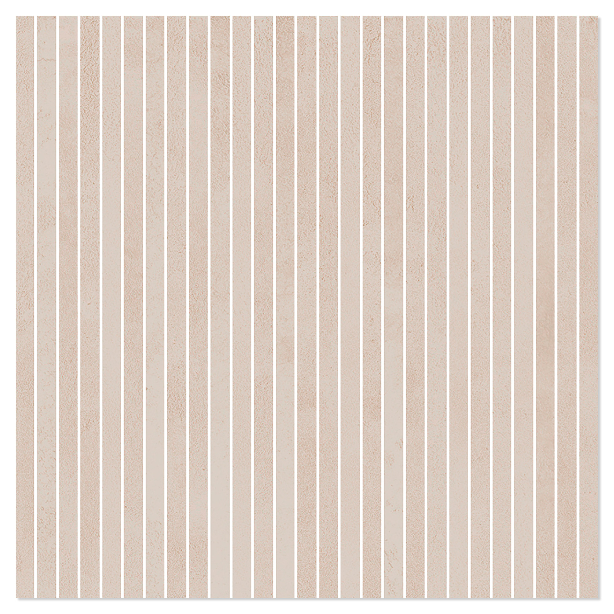Mosaikk Gulvflis Delicate Beige Matt 30x30 (1x30) cm