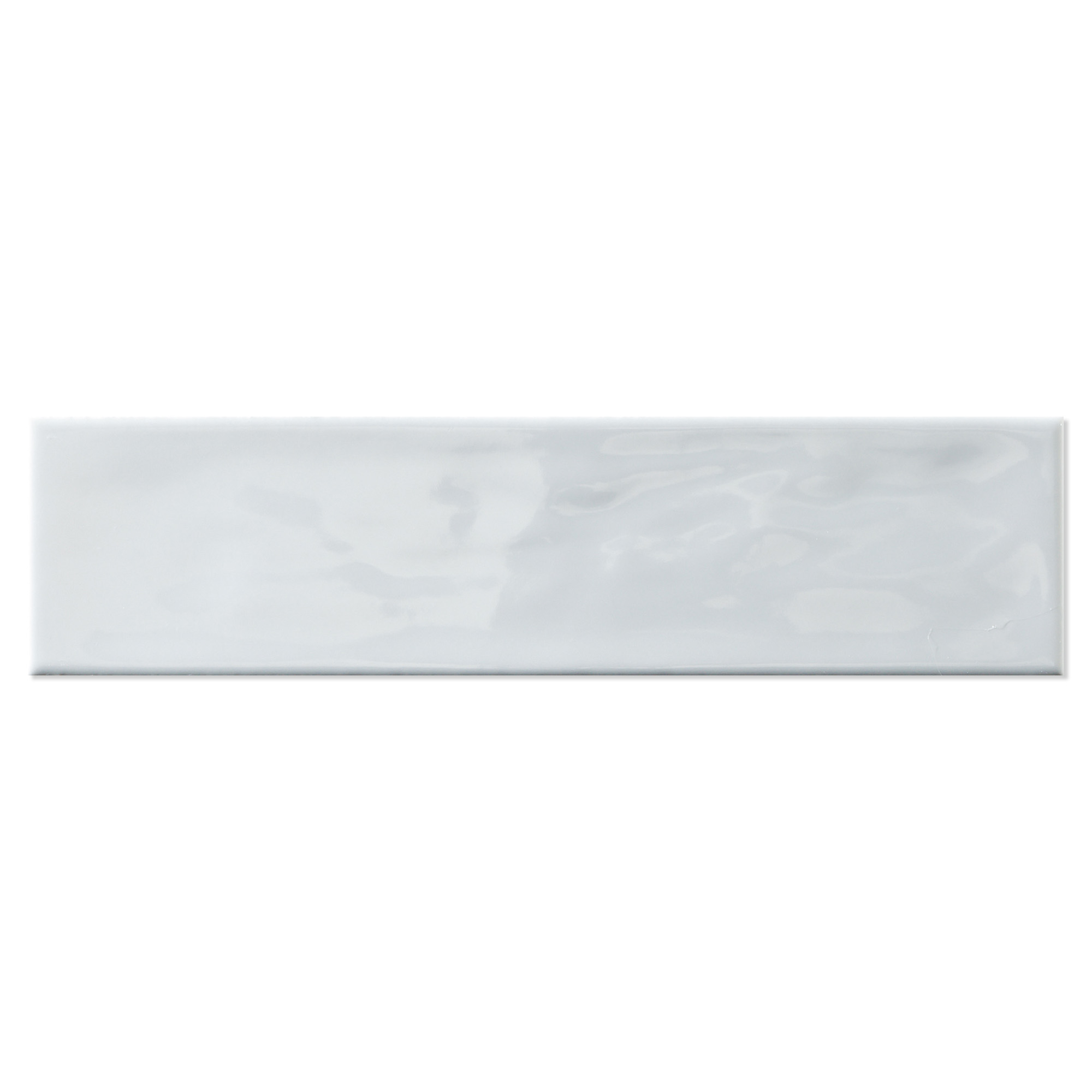 Veggflis Delicate Lys Grå Blank 8x30 cm