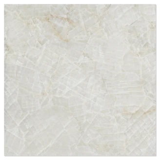 Marmor Gulvflis <strong>Glace</strong>  Hvit Matt-Sateng 120x120 cm