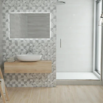 Tre Gulvflis <strong>Skog</strong>  Beige Matt 25x150 cm