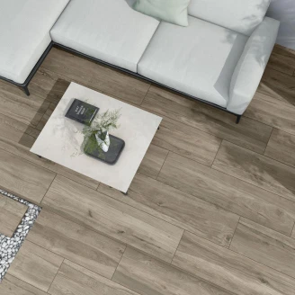 Utendørsflis <strong>TimberRove</strong>  Brun Matt 30x121 cm Tykkelse 20 mm