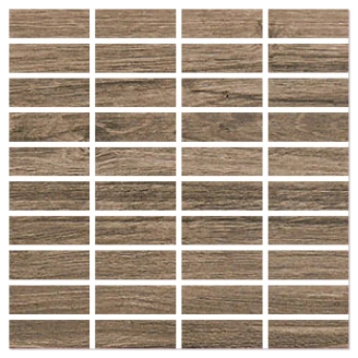 Tre Gulvflis <strong>TimberRove</strong>  Brun Matt 30x30 (2.5x7) cm