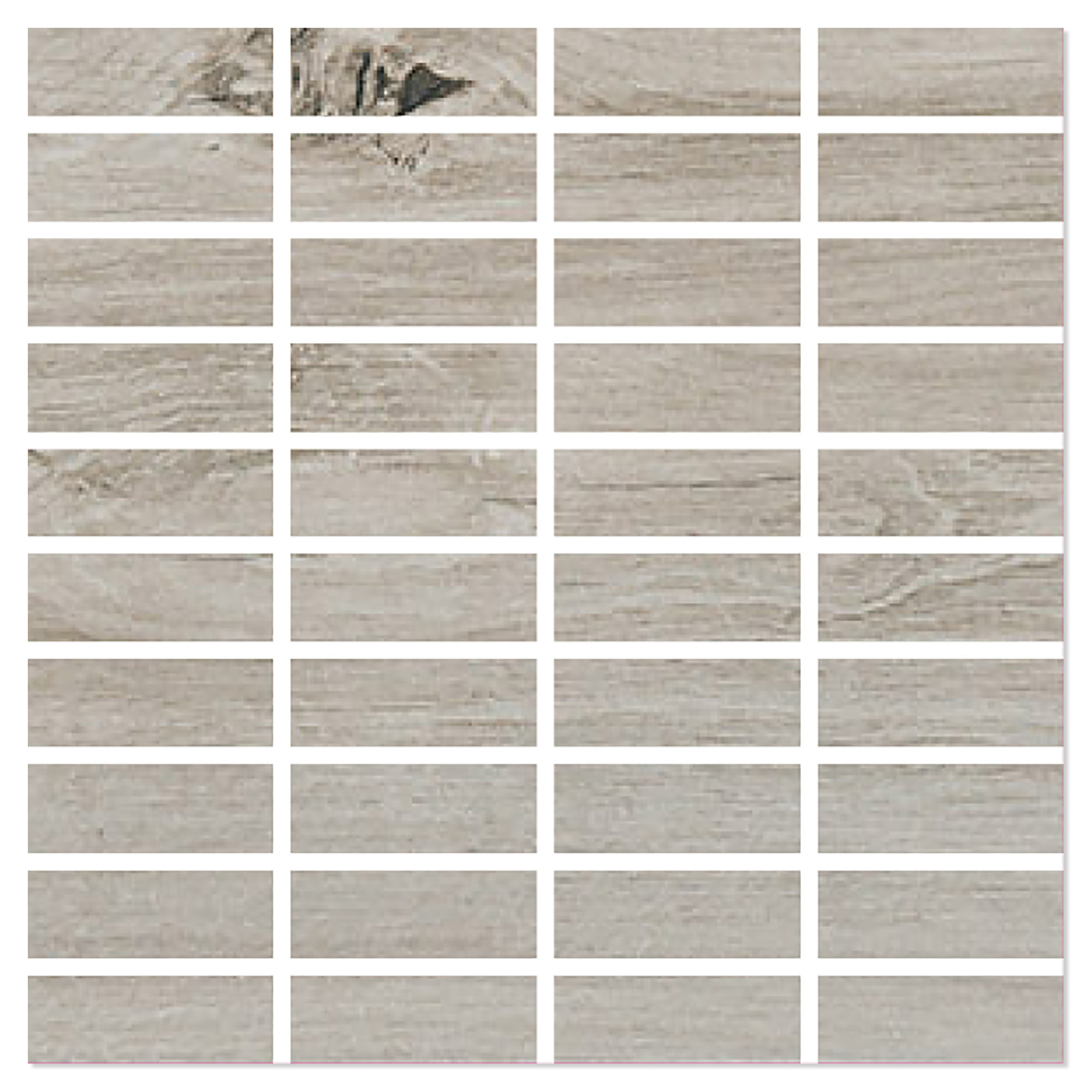 Tre Gulvflis TimberRove Lys Grå Matt 30x30 (2.5x7) cm
