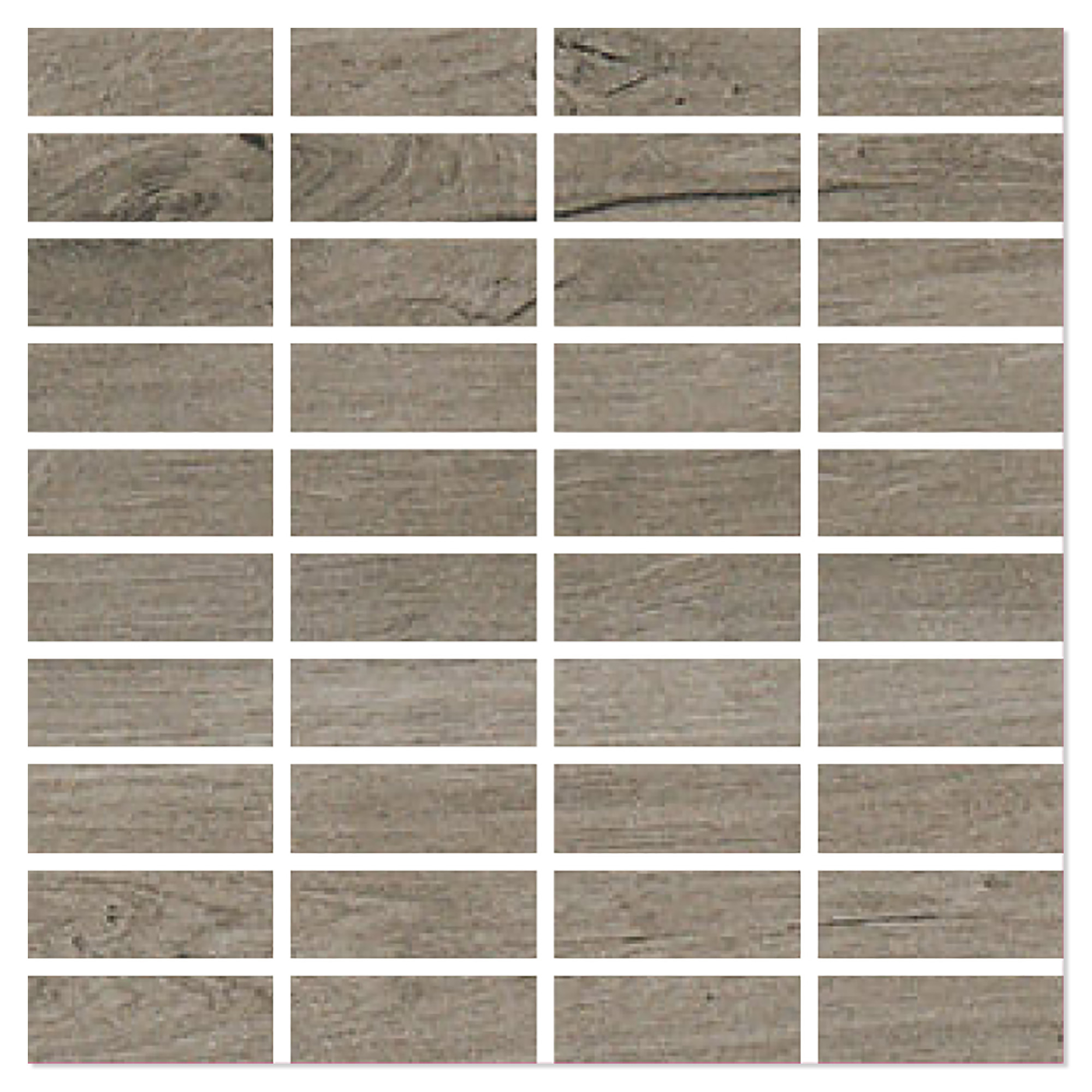 Tre Gulvflis TimberRove Grå Matt 30x30 (2.5x7) cm