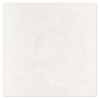Gulvflis <strong>Alvar</strong>  Hvit Matt 160x160 cm
