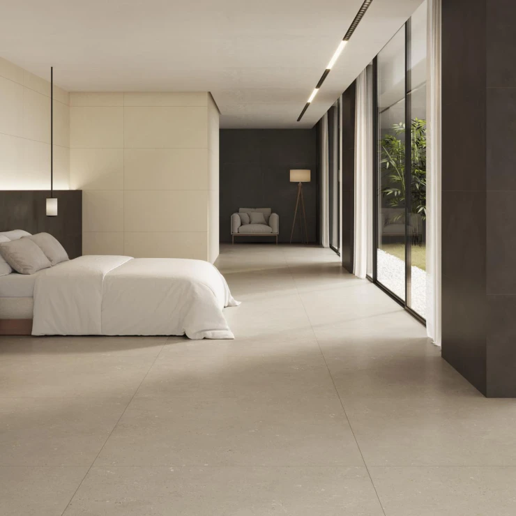 Gulvflis Alvar Taupe Matt 120x120 cm