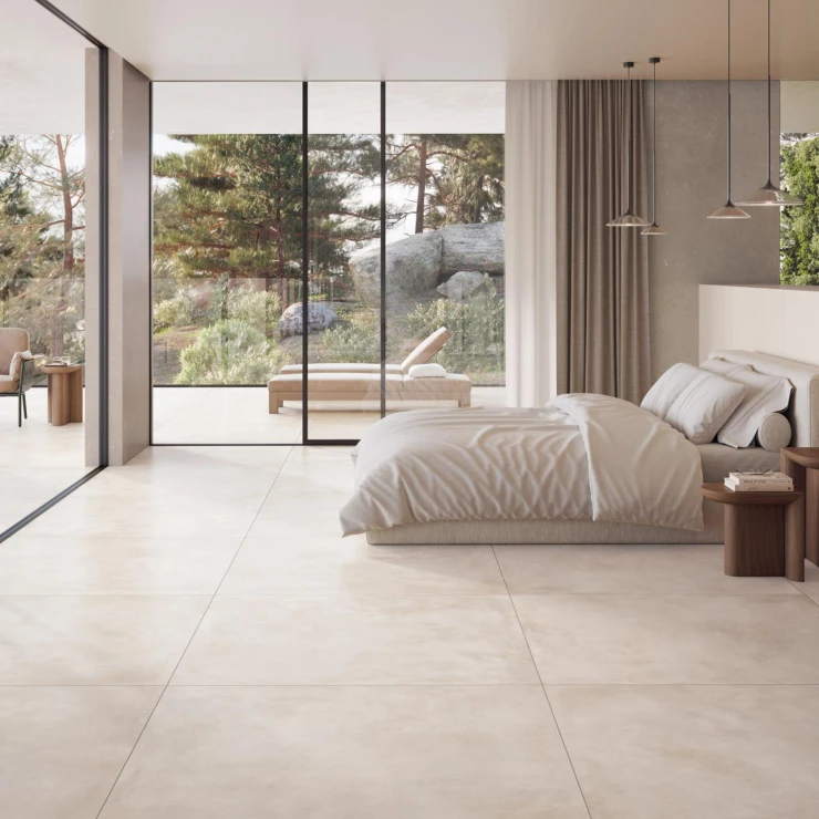 Gulvflis Alvar Beige Sklisikker (R11) Matt 120x120 cm