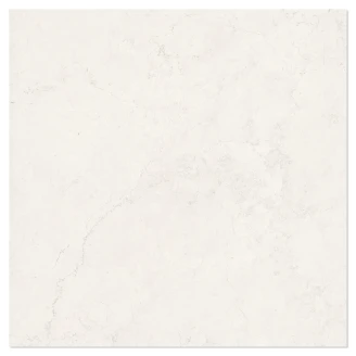 Marmor Gulvflis <strong>Alabia</strong>  Hvit Halvpolert 120x120 cm