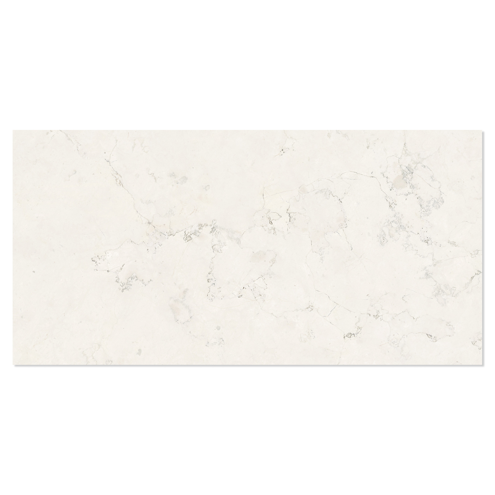 Marmor Gulvflis Alabia Hvit Polert 30x60 cm