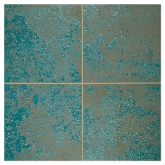 Gulvflis <strong>Canal</strong>  Turkos Matt-Blank 33x33 cm