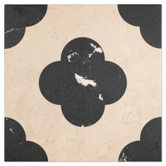 Marmor Gulvflis <strong>Clovera</strong>  Bossa Nero Matt 33x33 cm