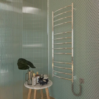 El Håndklædetørrer 214 W <strong>Solera</strong>  Krom Blank