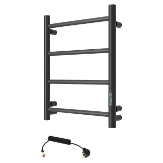 El Håndklædetørrer 45 W <strong>Solera</strong>  Sort Mat