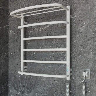 Elektrisk Håndkletørker med Hylle 127 W <strong>Valente</strong>  Hvit Matt