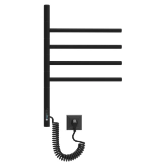 Roterbar El Håndklædetørrer 57 W <strong>Balnea</strong>  Sort Mat