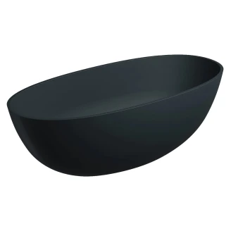 Omnires Badekar <strong>Shell M+</strong>  Svart Lava Matt 160x75 cm