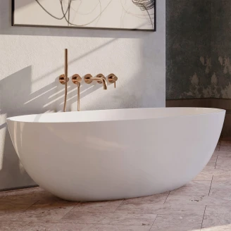 Omnires Badekar <strong>Shell M+</strong> Hvit Blank 160x75 cm