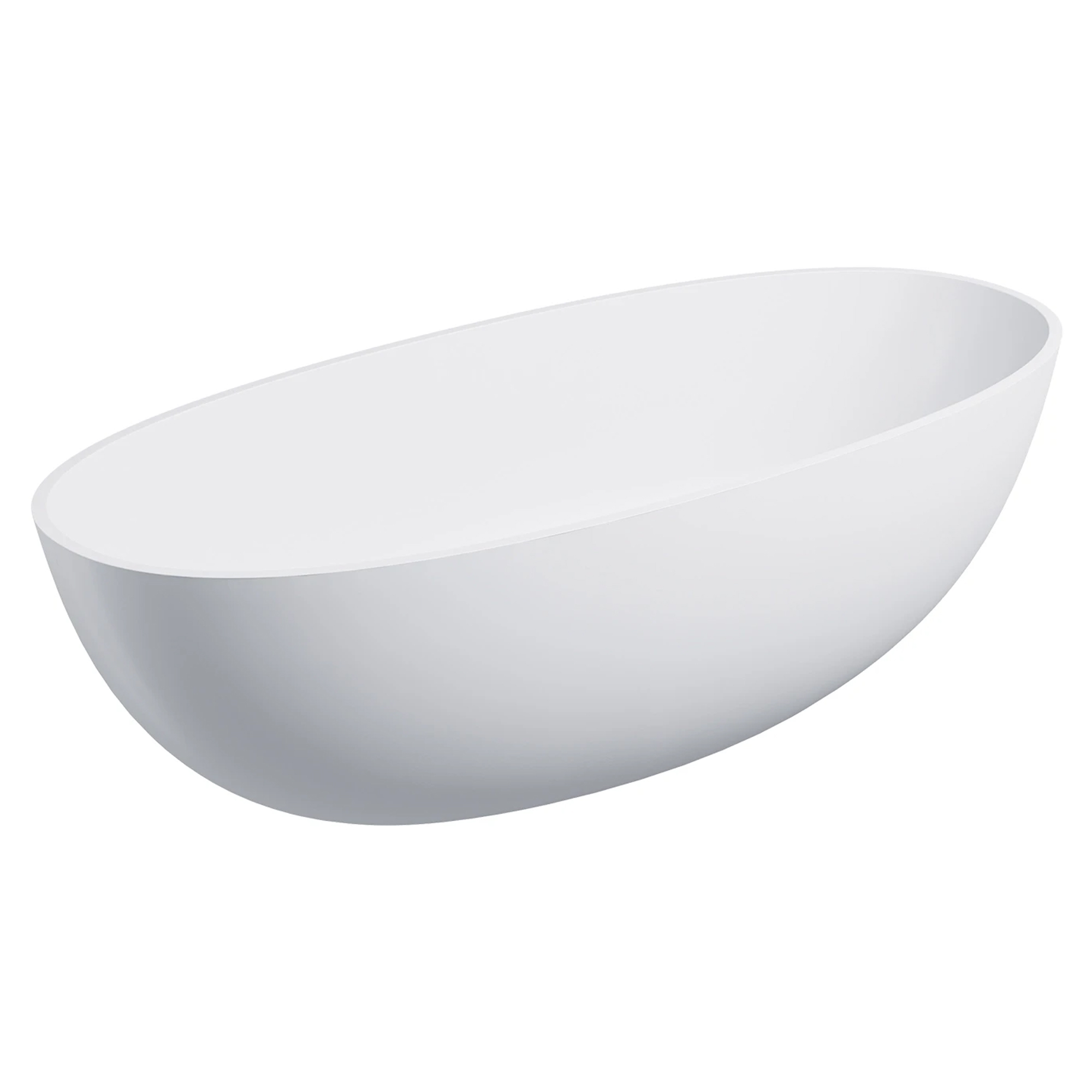 Omnires Badekar Shell M+ Hvit Matt 175x78 cm