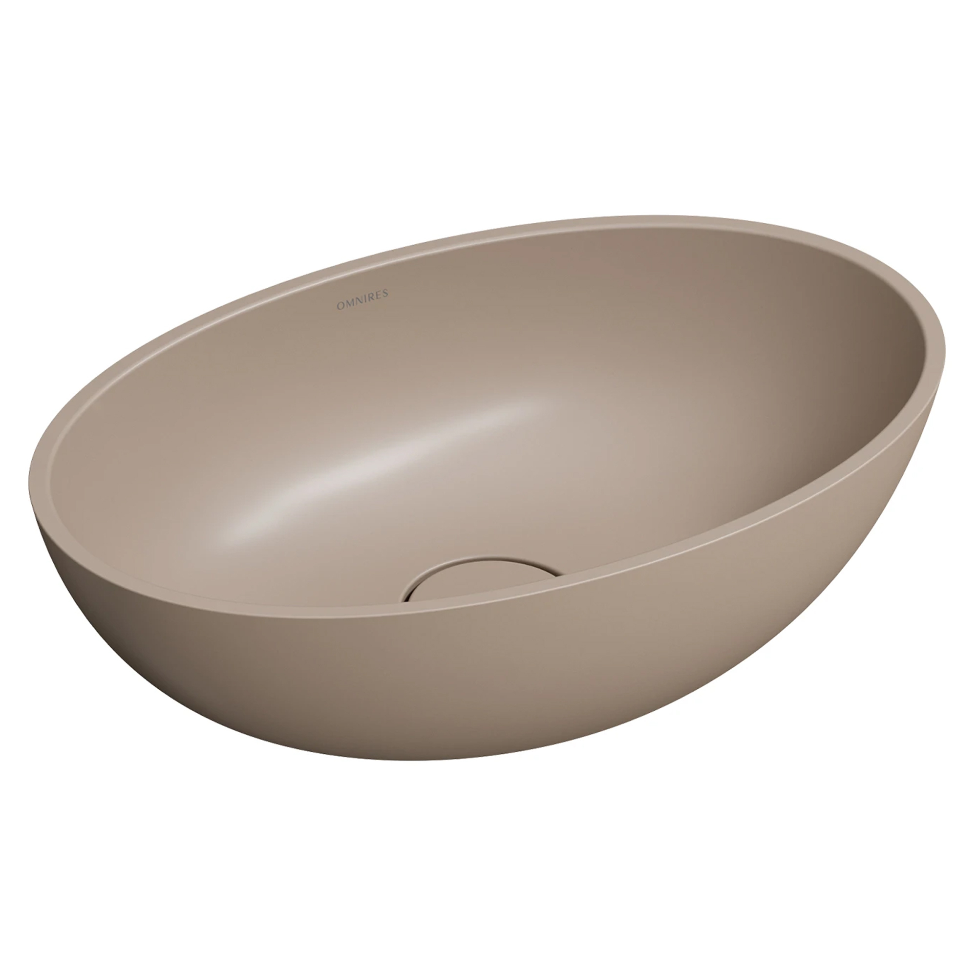 Omnires Servant Shell M+ Beige Matt 50x32 cm