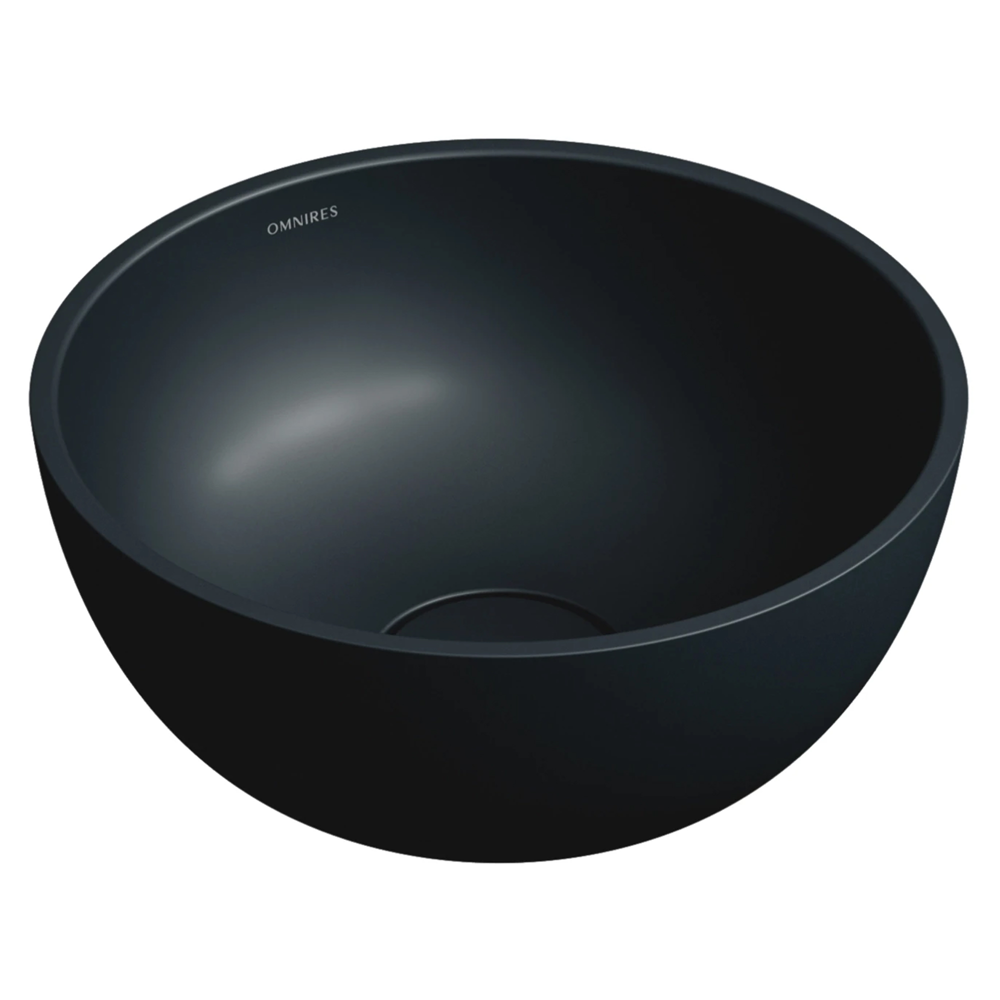 Omnires Servant Shell M+ Svart Lava Matt 35 cm