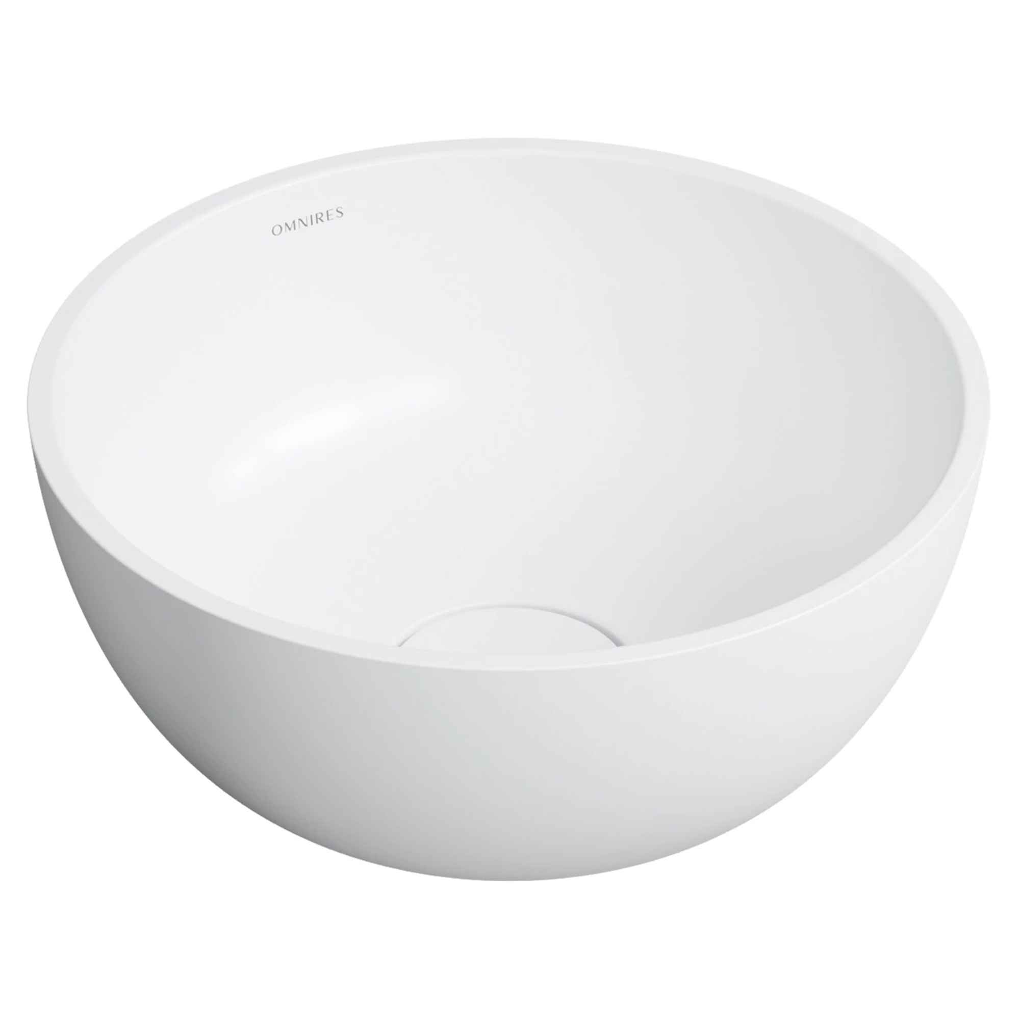 Omnires Servant Shell M+ Hvit Matt 35 cm