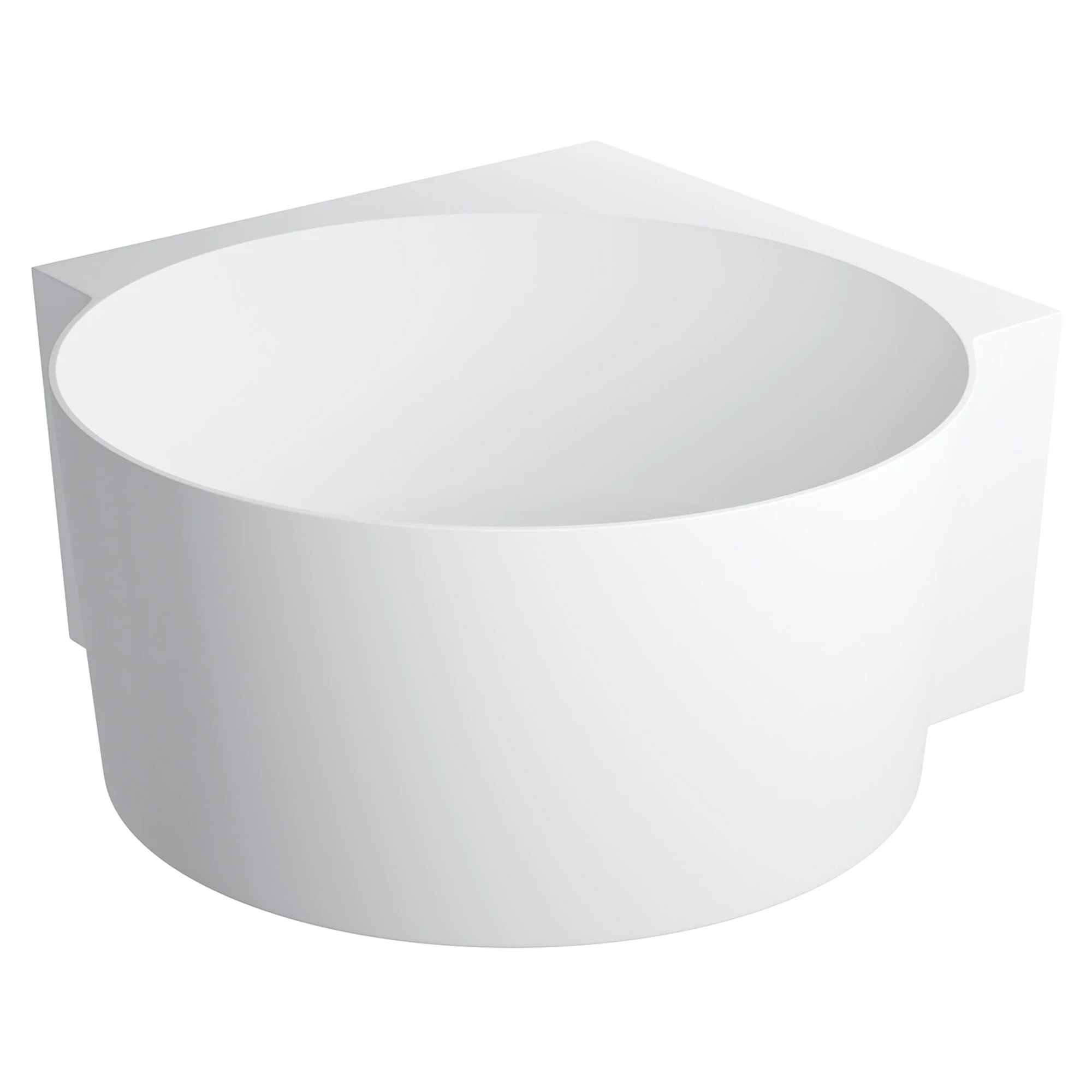 Omnires Badekar Ovo M+ Hvit Matt 120x120 cm