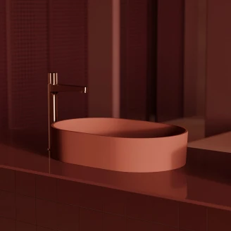 Omnires Servant <strong>Ovo M+</strong>  Terrakotta Matt 55x36 cm