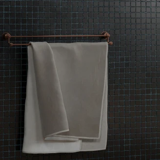 Omnires Dobbel Håndkleholder Art Line Børstet Antikk Kobber 65 cm