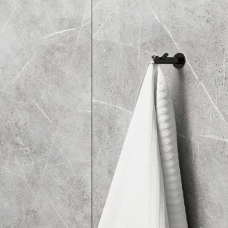 Omnires Doble Veggkroker Modern Project Svart Matt