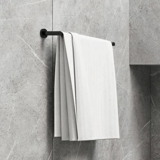 Omnires Håndkleholder Modern Project Svart Matt 40 cm