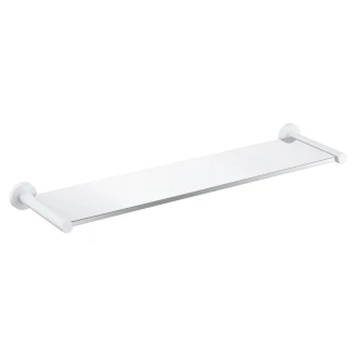 Omnires Glasshylle <strong>Modern Project</strong>  Hvit Matt