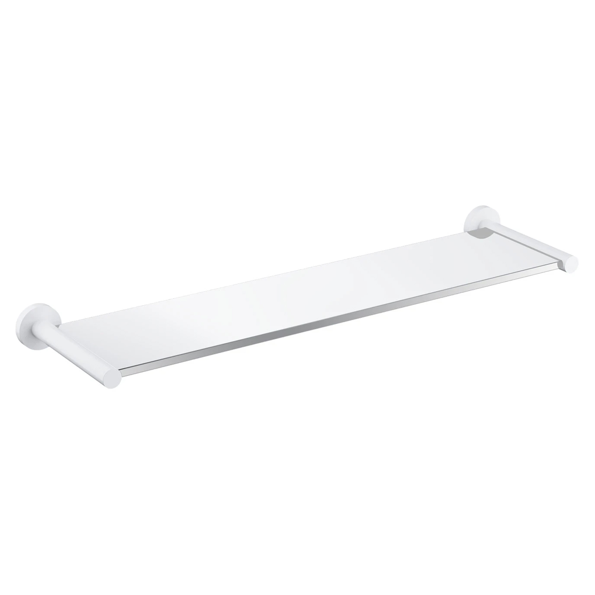 Omnires Glasshylle Modern Project Hvit Matt