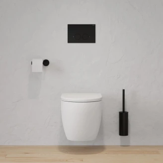 Omnires Toalettbørste Modern Project Svart Matt