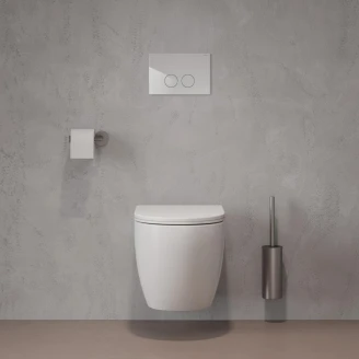 Omnires Toalettbørste Modern Project Nikkel Matt