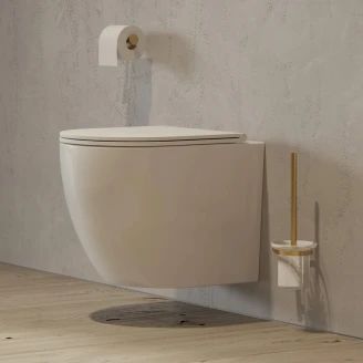 Omnires Toalettpapirholder Modern Project Gull Matt