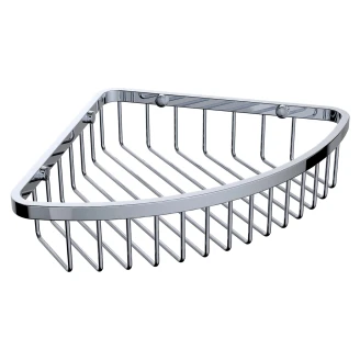 Omnires Hjørnedusjkurv Uni Krom Blank 20x20 cm