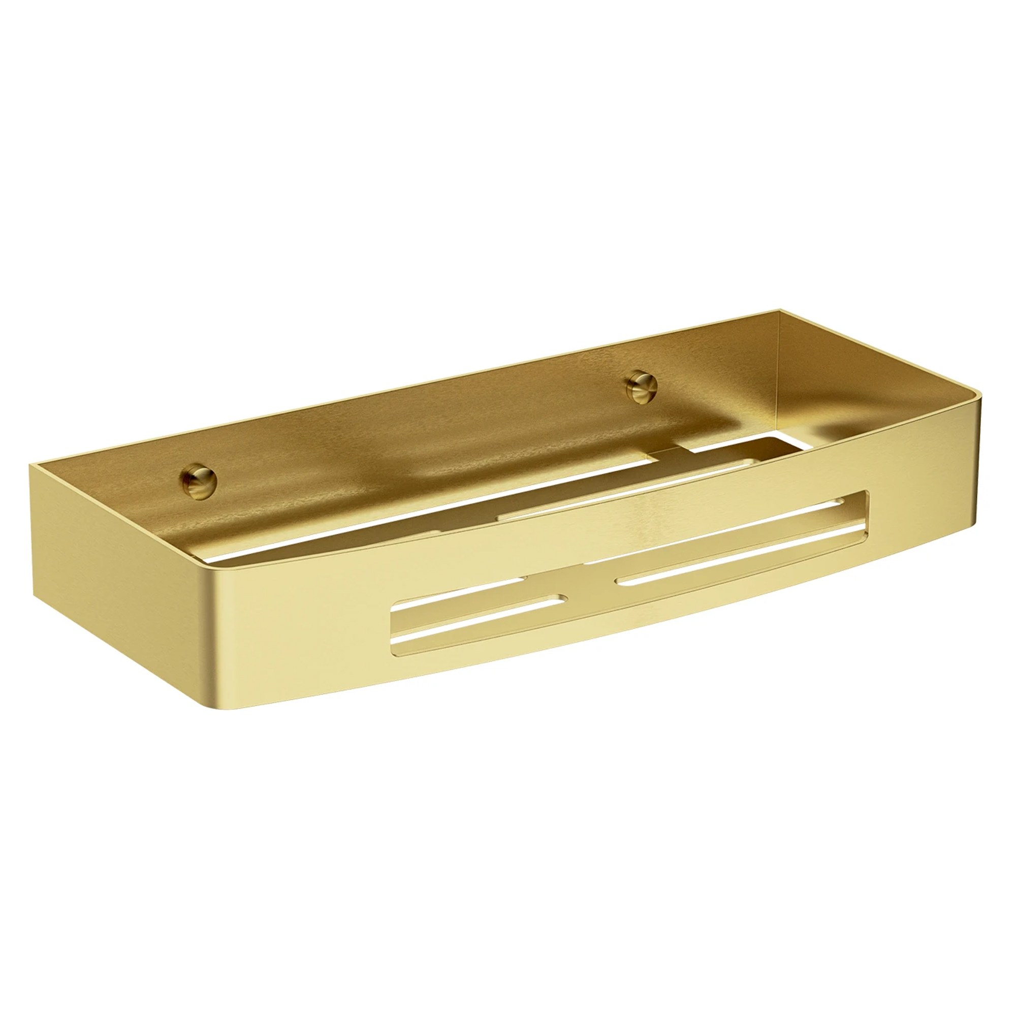 Omnires Dusjkurv Uni Børstet Messing Matt 30x13 cm