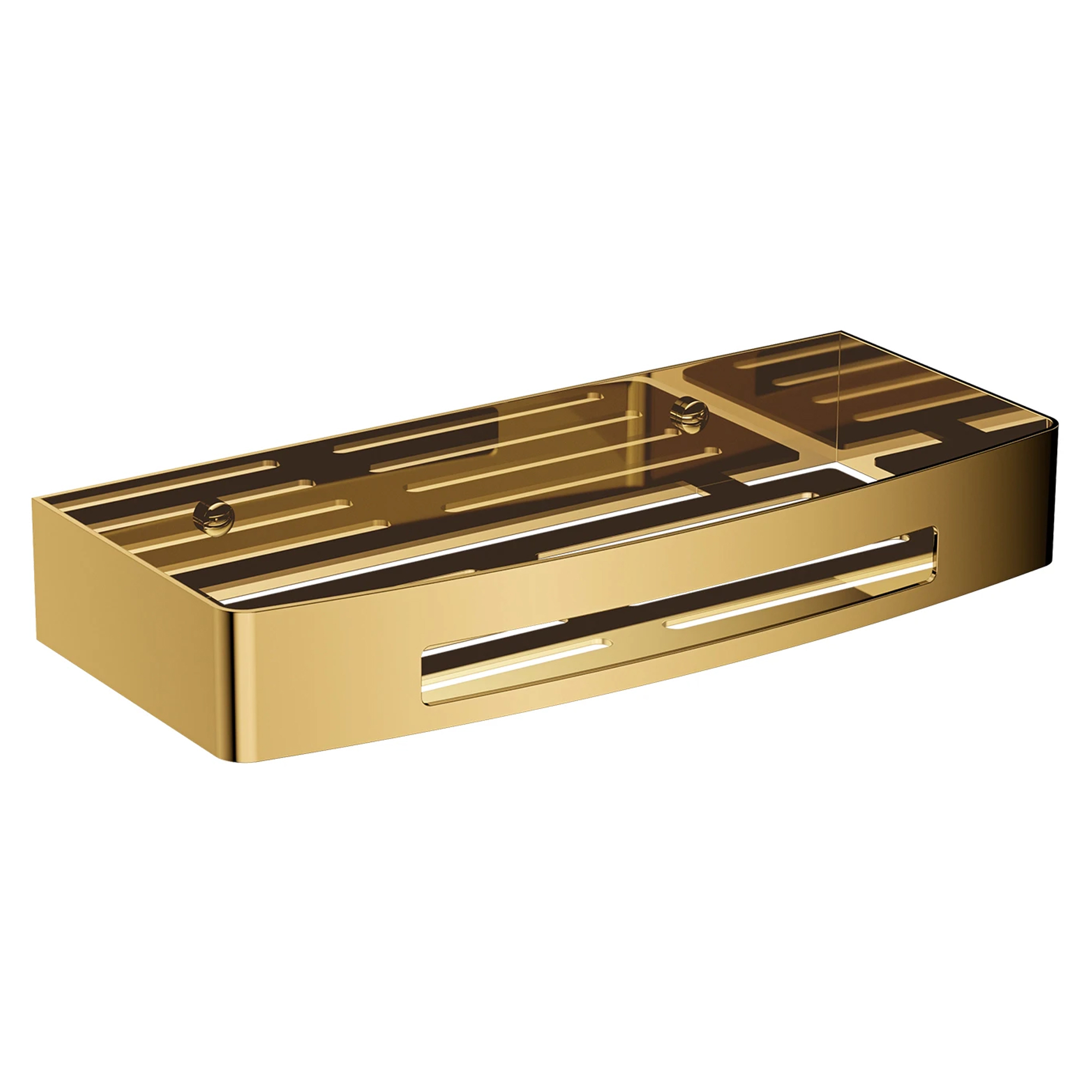 Omnires Dusjkurv Uni Gull Matt 30x13 cm