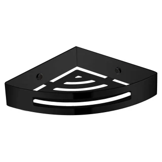Omnires Hjørnedusjkurv Uni Svart Matt 21x21 cm